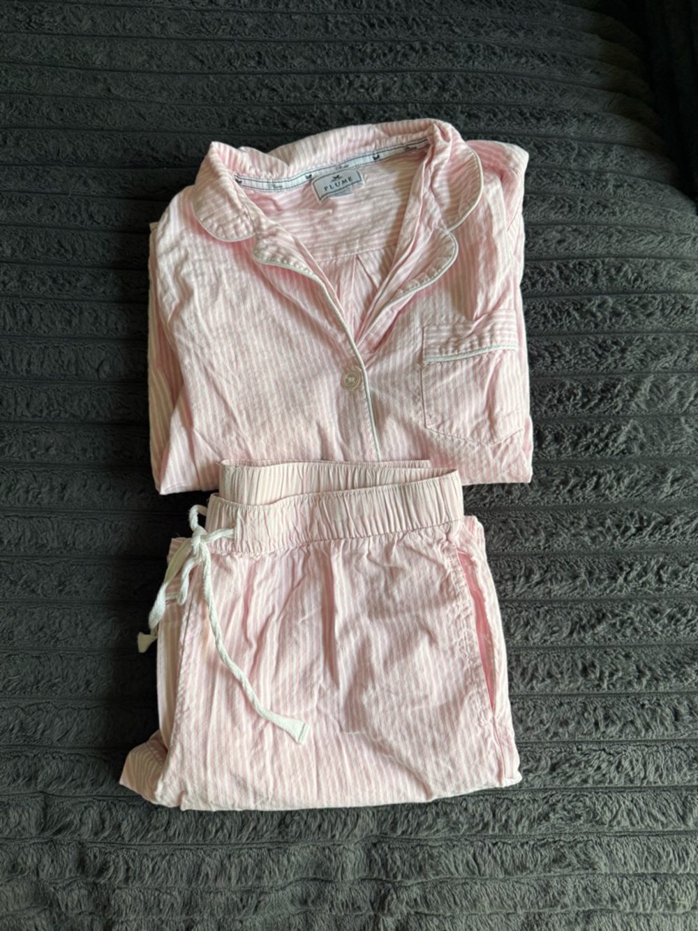 Classic Pink Stripe Pajama Set - Women - Picture 12 of 12